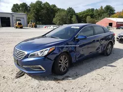 Salvage cars for sale at Mendon, MA auction: 2015 Hyundai Sonata SE