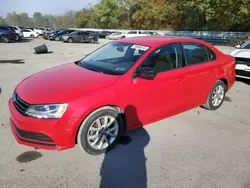 Salvage cars for sale at Ellwood City, PA auction: 2015 Volkswagen Jetta SE