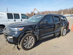 Salvage cars for sale from Copart Hillsborough, NJ: 2021 Ford Explorer Limited