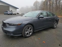 Salvage cars for sale at East Granby, CT auction: 2024 Honda Accord EX