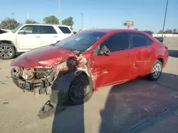 Carros salvage a la venta en subasta: 2017 Toyota Corolla L