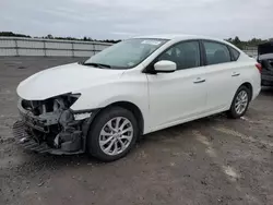 Salvage cars for sale at Fredericksburg, VA auction: 2018 Nissan Sentra S