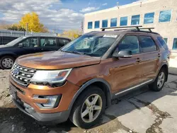 Ford salvage cars for sale: 2017 Ford Explorer XLT