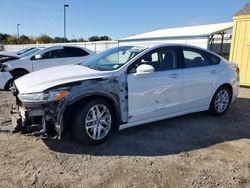 Salvage cars for sale at Sacramento, CA auction: 2015 Ford Fusion SE