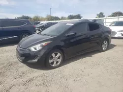 Salvage cars for sale at Sacramento, CA auction: 2014 Hyundai Elantra SE