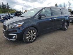 KIA salvage cars for sale: 2016 KIA Sedona SXL