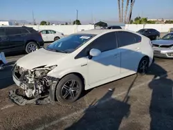 Salvage cars for sale at Van Nuys, CA auction: 2012 Toyota Prius