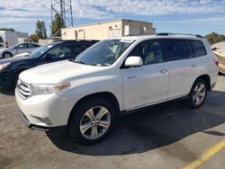 Salvage cars for sale at Hayward, CA auction: 2013 Toyota Highlander Limited