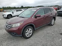 Salvage cars for sale at Lumberton, NC auction: 2012 Honda CR-V EXL