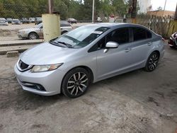 Salvage cars for sale at Gaston, SC auction: 2015 Honda Civic EXL