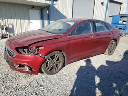 Salvage cars for sale at Earlington, KY auction: 2017 Ford Fusion Titanium