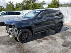 Salvage cars for sale from Copart Apopka, FL: 2016 Jeep Grand Cherokee Overland