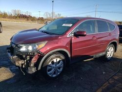 Salvage cars for sale at Woodhaven, MI auction: 2014 Honda CR-V EX