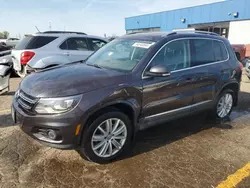 Salvage cars for sale at Woodhaven, MI auction: 2016 Volkswagen Tiguan S