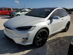 Salvage cars for sale at Arcadia, FL auction: 2016 Tesla Model X