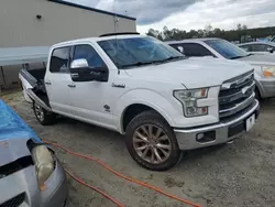 Salvage cars for sale at Spartanburg, SC auction: 2016 Ford F150 Supercrew