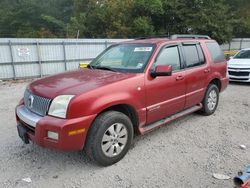 Mercury Mountainer salvage cars for sale: 2007 Mercury Mountaineer Luxury