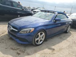 Flood-damaged cars for sale at auction: 2017 Mercedes-Benz C300