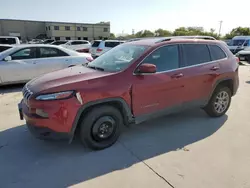 Salvage cars for sale at Wilmer, TX auction: 2017 Jeep Cherokee Latitude