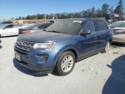 Salvage cars for sale at Spartanburg, SC auction: 2019 Ford Explorer