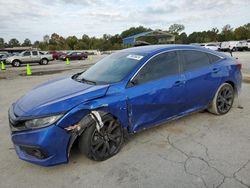 Honda salvage cars for sale: 2019 Honda Civic Sport