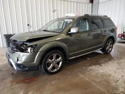 Salvage cars for sale at Franklin, WI auction: 2017 Dodge Journey Crossroad