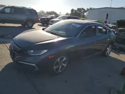 Salvage cars for sale at Sacramento, CA auction: 2019 Honda Civic LX