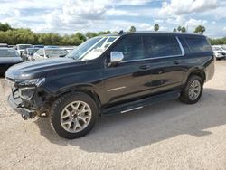 Salvage cars for sale at Mercedes, TX auction: 2022 Chevrolet Suburban C1500 LT