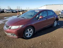 Honda salvage cars for sale: 2013 Honda Civic LX