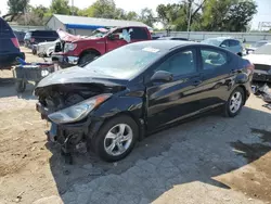 Salvage cars for sale at Wichita, KS auction: 2014 Hyundai Elantra SE