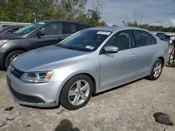 Volkswagen salvage cars for sale: 2011 Volkswagen Jetta TDI