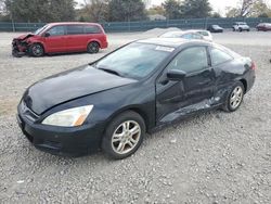 Salvage cars for sale at auction: 2007 Honda Accord EX