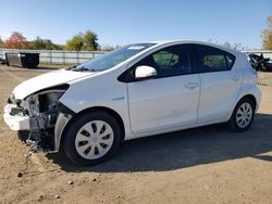 Salvage cars for sale at Columbia Station, OH auction: 2012 Toyota Prius C