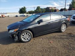 Honda salvage cars for sale: 2012 Honda Civic EX