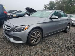 Vehiculos salvage en venta de Copart Midway, FL: 2015 Mercedes-Benz C 300 4matic