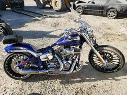 Salvage motorcycles for sale at Hampton, VA auction: 2014 Harley-Davidson Fxsbse CVO Breakout