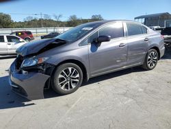 Honda salvage cars for sale: 2015 Honda Civic EX