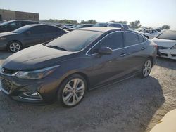 Chevrolet salvage cars for sale: 2016 Chevrolet Cruze Premier