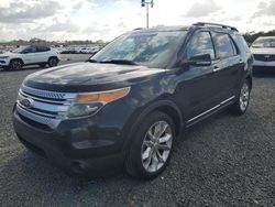 Salvage cars for sale at Riverview, FL auction: 2013 Ford Explorer XLT