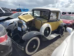 Salvage cars for sale at Riverview, FL auction: 1931 Ford 2 Door