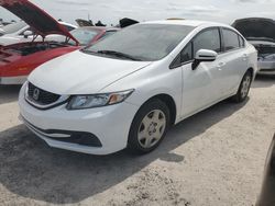 Salvage cars for sale at Riverview, FL auction: 2014 Honda Civic LX