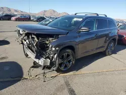 Vehiculos salvage en venta de Copart North Las Vegas, NV: 2017 Toyota Highlander Limited