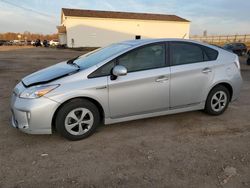 Salvage cars for sale at Portland, MI auction: 2012 Toyota Prius