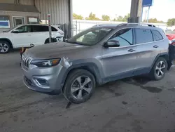 Jeep salvage cars for sale: 2019 Jeep Cherokee Limited