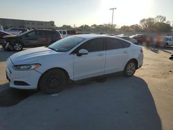 Salvage cars for sale at Wilmer, TX auction: 2013 Ford Fusion S