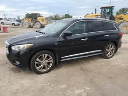 Salvage cars for sale at Riverview, FL auction: 2014 Infiniti QX60