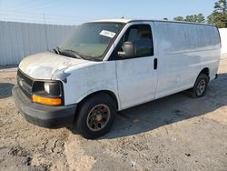 Salvage trucks for sale at Loganville, GA auction: 2009 Chevrolet Express G1500