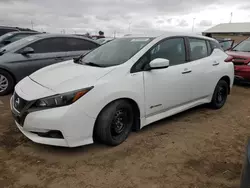 Salvage cars for sale at Brighton, CO auction: 2019 Nissan Leaf S