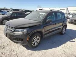 2016 Volkswagen Tiguan S en venta en Kansas City, KS