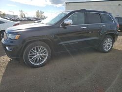 Salvage cars for sale from Copart Rocky View County, AB: 2018 Jeep Grand Cherokee Overland